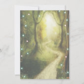 Einladung zum bezaubernden Forest Prom Tanz (Rückseite)