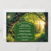 Einladung zum bezaubernden Waldfest (Vorderseite)