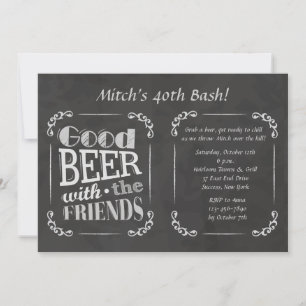 Einladung zum Bier mit Freunden