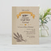 Einladung zum Bierverkostung (Stehend Vorderseite)