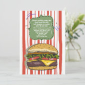 Einladung zum Big Burger (Stehend Vorderseite)