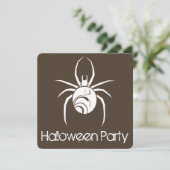 Einladung zum Big Spider Halloween-Party (Stehend Vorderseite)
