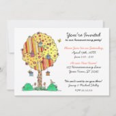 Einladung zum Birdhouse Tree Housewarming (Vorderseite)