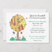 Einladung zum Birdhouse Tree Housewarming (Vorderseite)