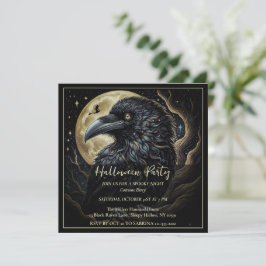Einladung zum Black Bird Halloween-Party