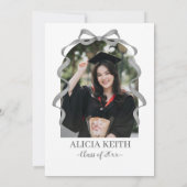 Einladung zum Black Bow RX-Abschluss (Rückseite)