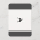 Einladung zum Black Coquette Bow Diaper Raffel ein (Rückseite)