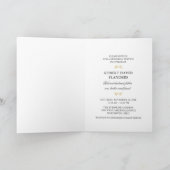 Einladung zum Black Gold Leaf Foto (Innenseite)