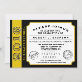 Einladung zum Black & Gold Ticket Abschluss 2016