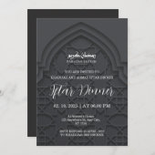 Einladung zum Black Iftal (Vorne/Hinten)