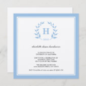 Einladung zum blauen Abschluss (Vorne/Hinten)