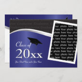 Einladung zum Blauen und Schwarzen Abschluss (Vorne/Hinten)