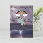 Einladung zum Blitz am 1. Geburtstag (Stehend Vorderseite)