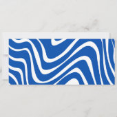 Einladung zum Blue Airplane Ticket Geburtstag Part (Rückseite)