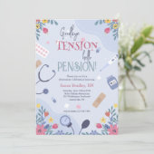 Einladung zum Blumenarzt oder zur Krankenpflege (Stehend Vorderseite)