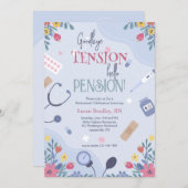 Einladung zum Blumenarzt oder zur Krankenpflege (Vorne/Hinten)