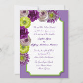 Einladung zum Blumenfenster (Vorderseite)