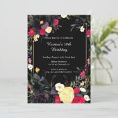 Einladung zum Blumengeburt (Stehend Vorderseite)