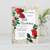 Einladung zum Blumengeburt (Stehend Vorderseite)