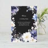 Einladung zum Blumengeburt (Stehend Vorderseite)