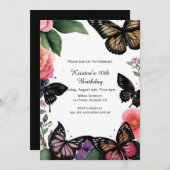 Einladung zum Blumengeburt (Vorne/Hinten)