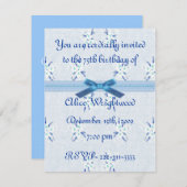 Einladung zum Blumengeburt (Vorne/Hinten)