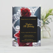 Einladung zum Blumengeburt (Stehend Vorderseite)