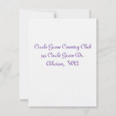 Einladung zum Blumengeburt (Rückseite)