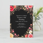 Einladung zum Blumengeburt (Stehend Vorderseite)