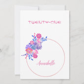 Einladung zum Blumengeburtstag (Rückseite)