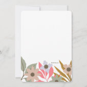 Einladung zum Blumenhandel (Rückseite)