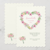 Einladung zum Blumenherz (Vorne/Hinten)