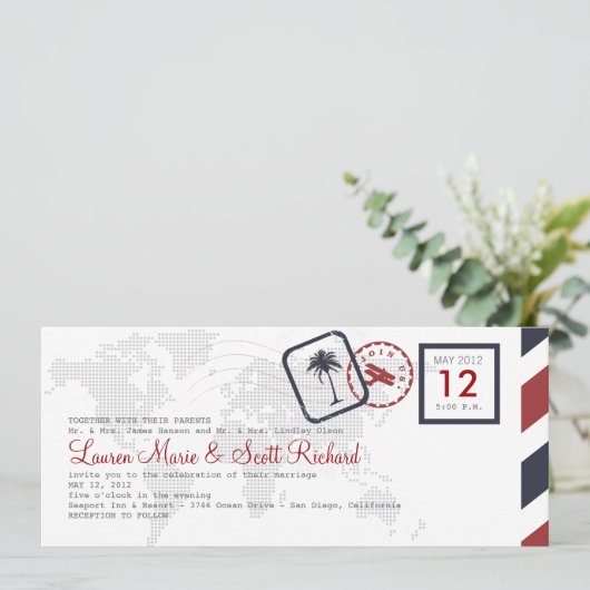 Einladung zum Boarding (Stehend Vorderseite)