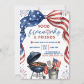 Einladung zum Bow 4. Juli Feuerwerk BBQ (Vorderseite)