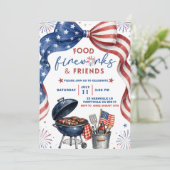 Einladung zum Bow 4. Juli Feuerwerk BBQ (Stehend Vorderseite)
