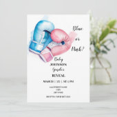 Einladung zum Boxen-Knockout-Thema (Stehend Vorderseite)