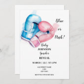 Einladung zum Boxen-Knockout-Thema (Vorne/Hinten)