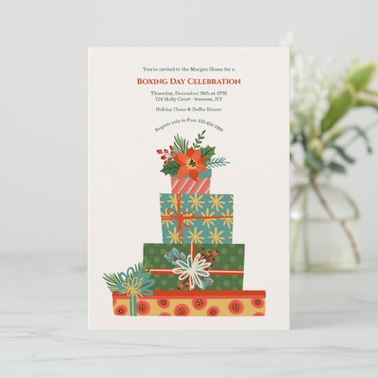 Einladung zum Boxtag (Stehend Vorderseite)
