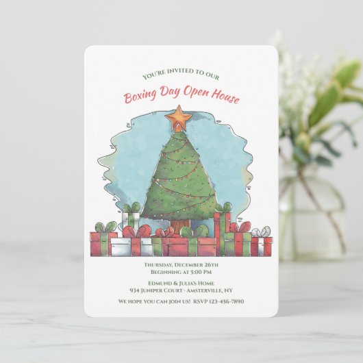 Einladung zum Boxtag (Stehend Vorderseite)