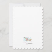 Einladung zum Brautparty (Rückseite)