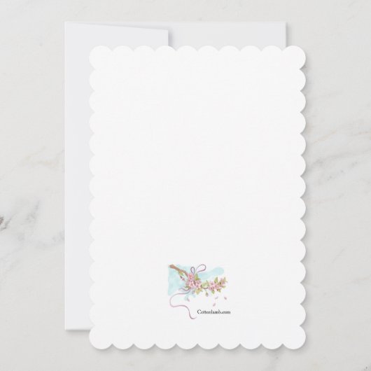 Einladung zum Brautparty (Rückseite)