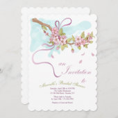 Einladung zum Brautparty (Vorne/Hinten)