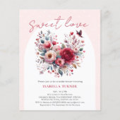 Einladung zum Brautparty für süße Liebe (Vorderseite)