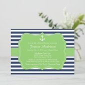 Einladung zum Brautparty oder zur Babydusche (Stehend Vorderseite)