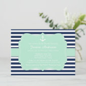 Einladung zum Brautparty oder zur Babydusche (Stehend Vorderseite)