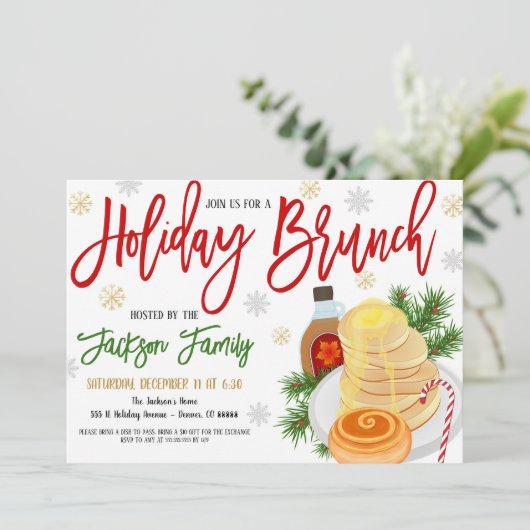 Einladung zum Brunch (Stehend Vorderseite)