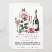 Einladung zum Brunch am Muttertag - Champagner & P (Vorne/Hinten)