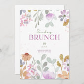 Einladung zum Brunch am Sonntag Funday - Elegant & (Vorne/Hinten)