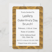 Einladung zum Brunch der Galentinstag (Vorderseite)