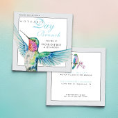 Einladung zum Brunch der klassischen Hummingvogel